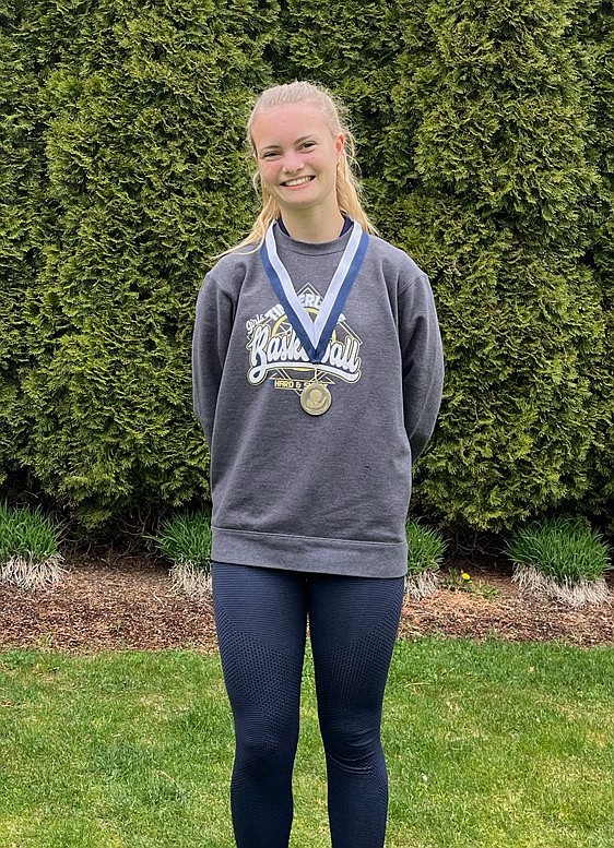 Courtesy photo
Timberlake junior Malia Miller shot a 97 to earn girls medalist honors at the Timberlake Invitational at Twin Lakes Village Golf Course in Rathdrum on Tuesday.