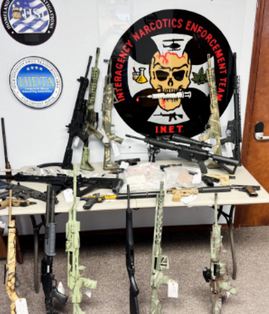 The Grant County Interagency Narcotics Enforcement Team recently shut down a drug lab at a residence near Quincy, arresting the home’s owner and seizing 29 guns and three very dangerous drugs, according to a statement from the Grant County Sheriff’s Office.
