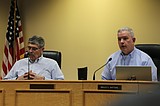 Commissioners talk growth, efficiency at town hall