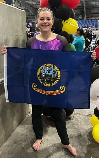 Courtesy photo
GEMS Athletic Center platinum and diamond gymnasts competed at the regional championships in Salem, Ore., the weekend of April 25-27. Diamond Dakota Caudle was 2nd in the All Around with a 36.925 and Regional Champion on Vault with a 9.45 and Beam Regional Champion with a 9.7.