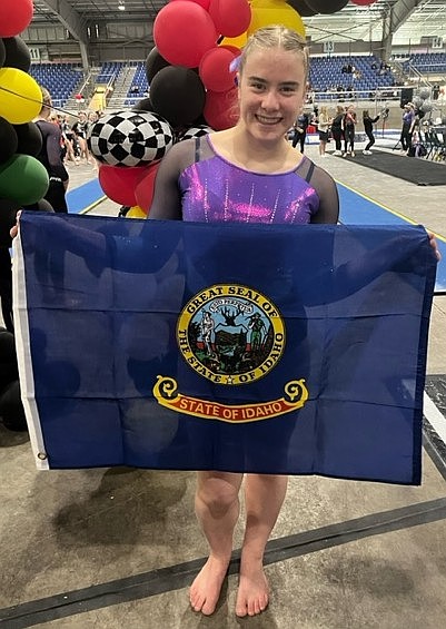 Courtesy photo 
GEMS Athletic Center platinum and diamond gymnasts competed at the regional championships in Salem, Ore., the weekend of April 25-27. Diamond Evyn Lyon placed 7th in the All Around with a 35.675 and 8th on floor with a 9.35.