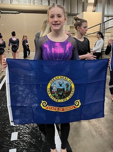 Courtesy photo 
GEMS Athletic Center platinum and diamond gymnasts competed at the regional championships in Salem, Ore., the weekend of April 25-27. Platinum Macee Caudle placed 4th in the All Around with a 36.95 and 4th on bars with a 9.45.