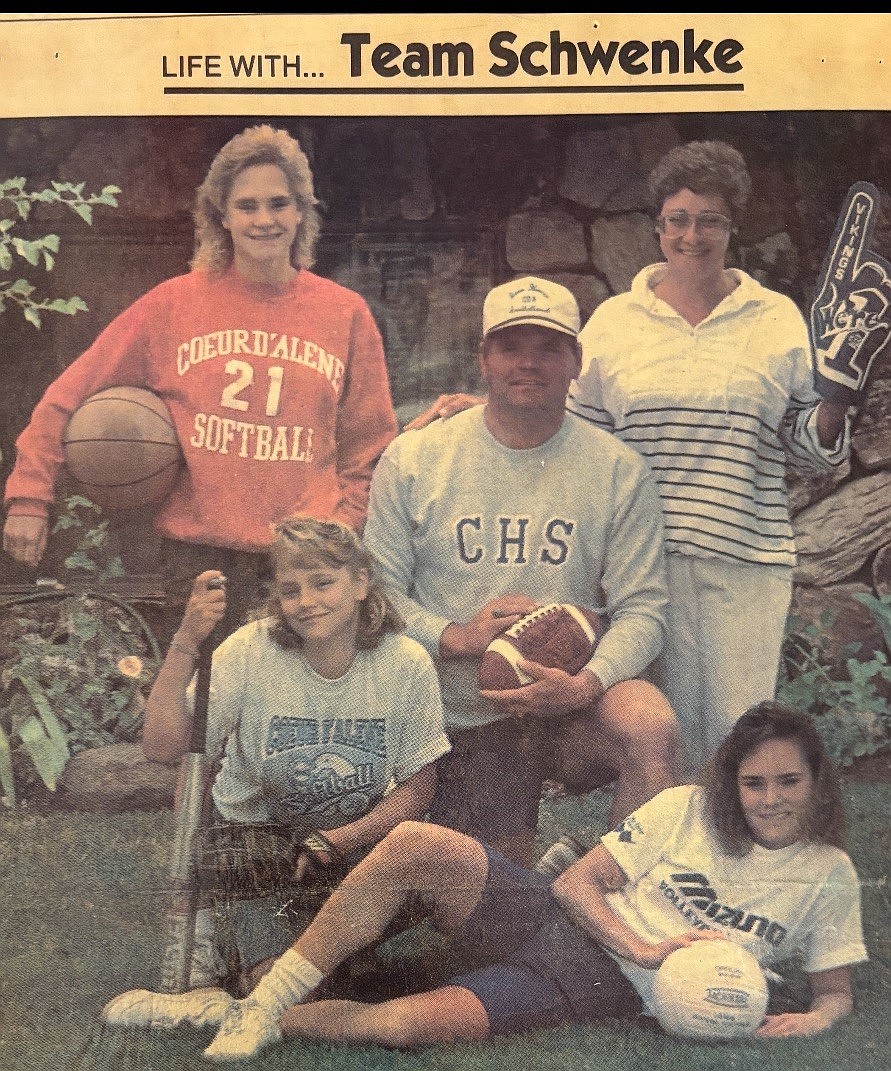 Courtesy photo
Team Schwenke. In the front from left, Andrea Sadler and Ann Jaworski. Middle: Larry Schwenke. Standing from left, Keri Carter and Laurie Schwenke.