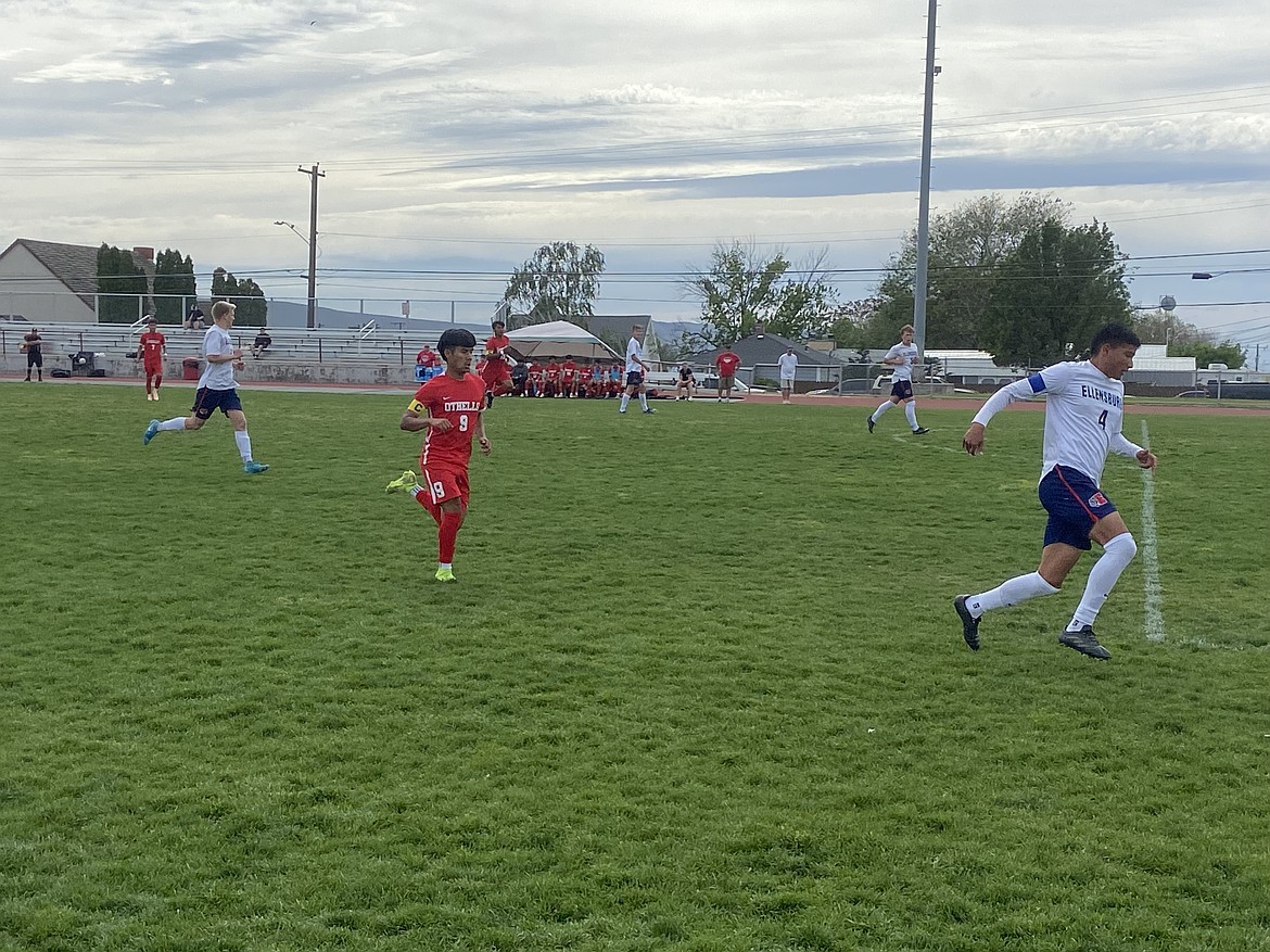 Larry Maldonado remains persistent in pursuit of the ball. He helped Jose Cabrera find the net in the first half.