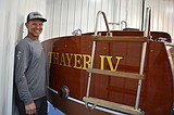 Wooden boats from 'On Golden Pond' visit Hagadone Marine Group