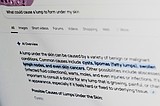 Put some thought into 'Dr. Google' queries