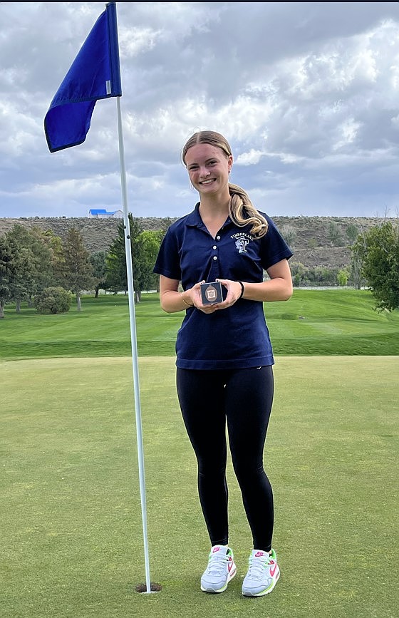 Courtesy photo
Timberlake junior Malia Miller finished seventh in the state 4A girls golf tournament on Tuesday at Clear Lake Country Club in Buhl.