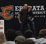 EHS senior Chase Moser recognized as student of the month