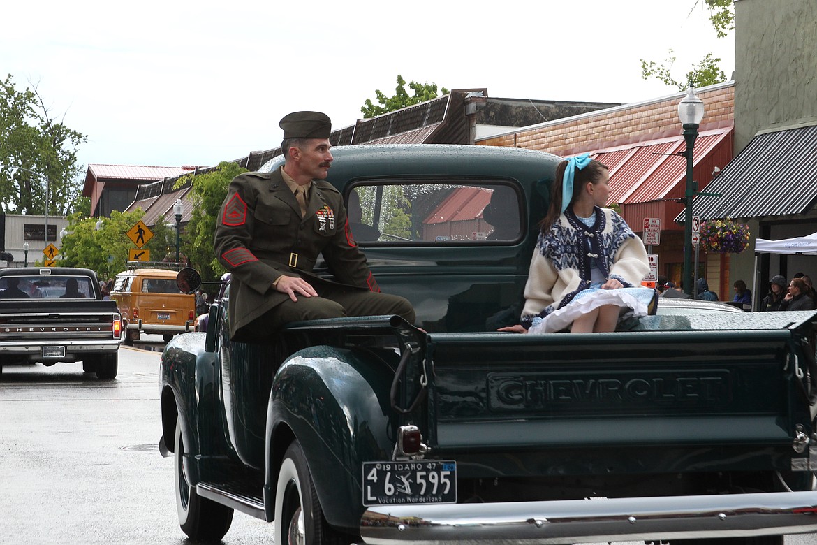 Scenes from the 2025 Lost in the '50s classic car cruise.