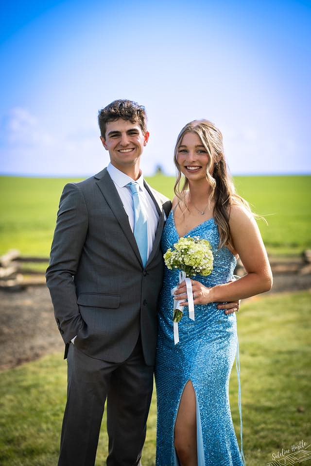 Holden Koziol and Kendall Murphy. The couple went to both Pendleton High School and Moses Lake High School proms.