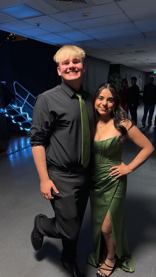 Tyson Thompson and Kim Ortiz, Ephrata High School.