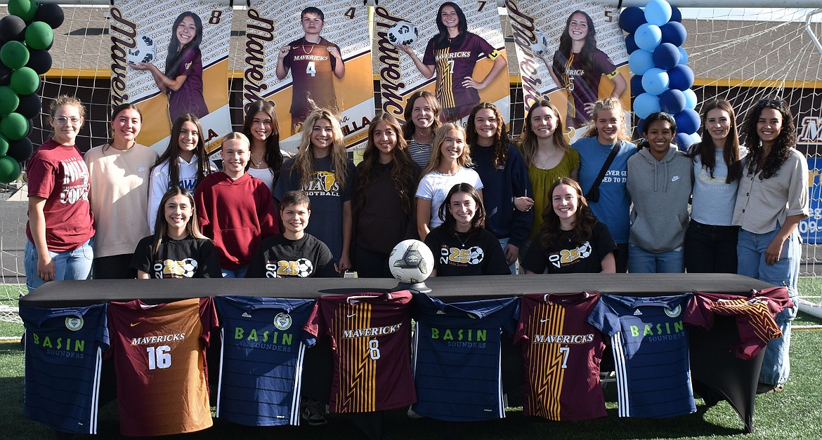 Mav teammates came to celebrate the four seniors as they move on to play at the college level. The seniors said they will continue to cheer on their underclass teammates.