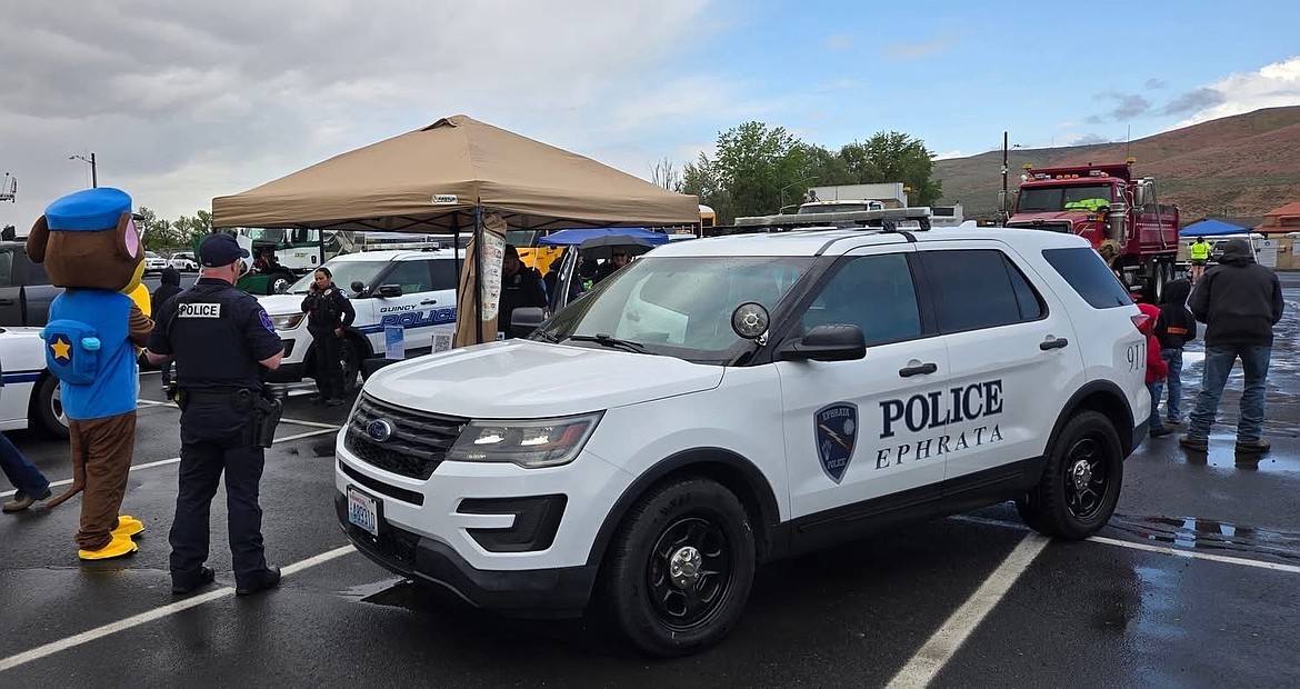 The Ephrata Police Department participated in the Touch a Truck event organized by the Ephrata Fire Department. The event raised food and funds for the Ephrata Food Bank.