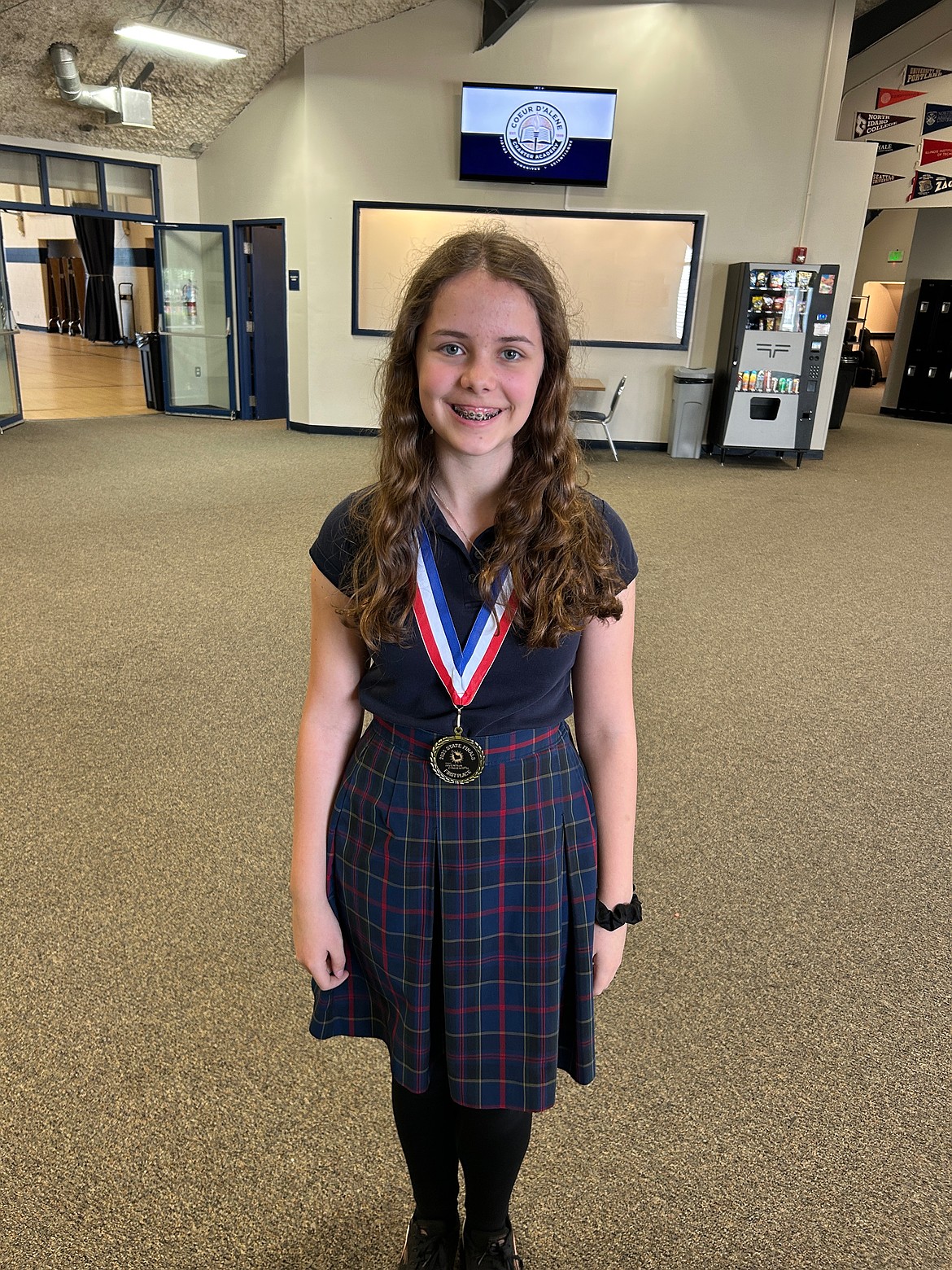 Coeur d'Alene Charter Academy student Emily Laddy will compete at Invention Convention nationals. Courtesy photo.