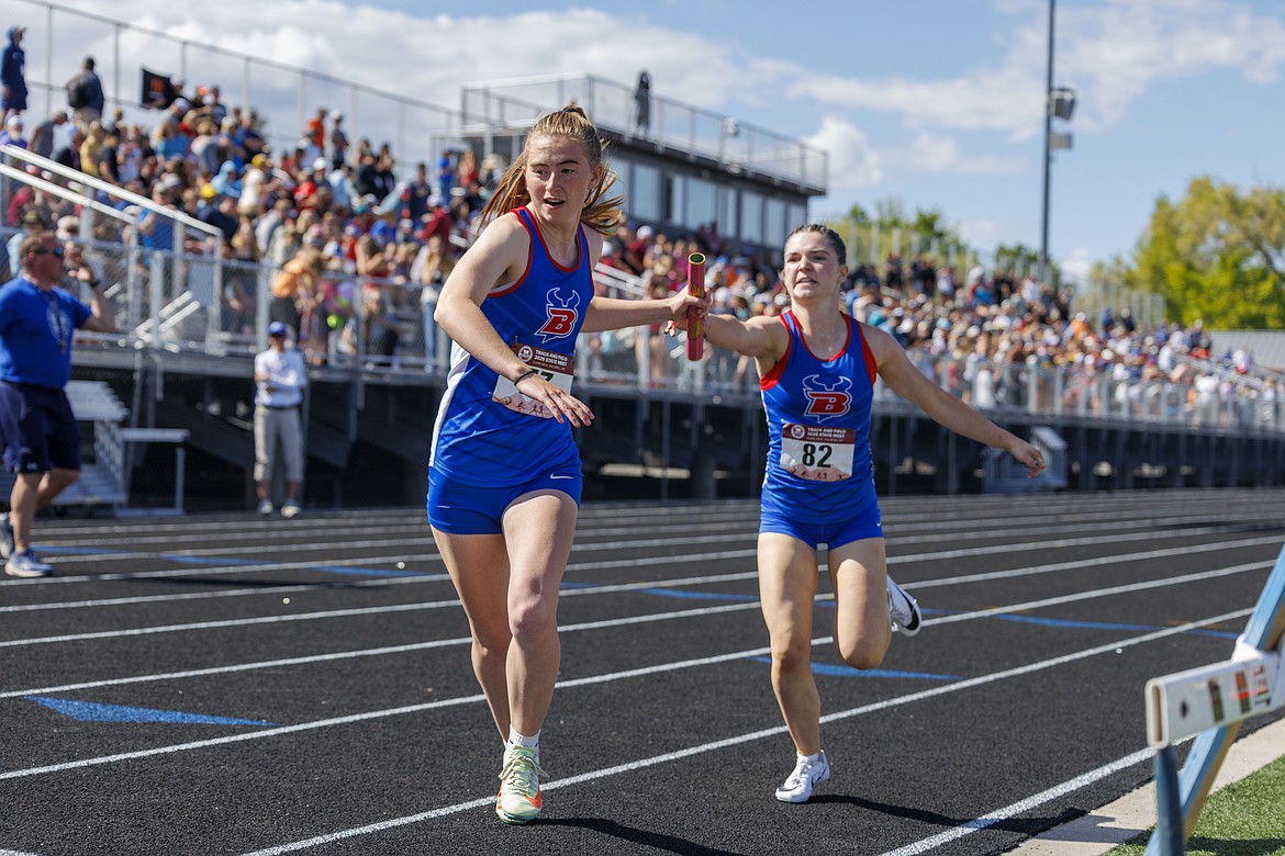 Bigforks Valkyries compete at the Montana state AA and A track and field championships.