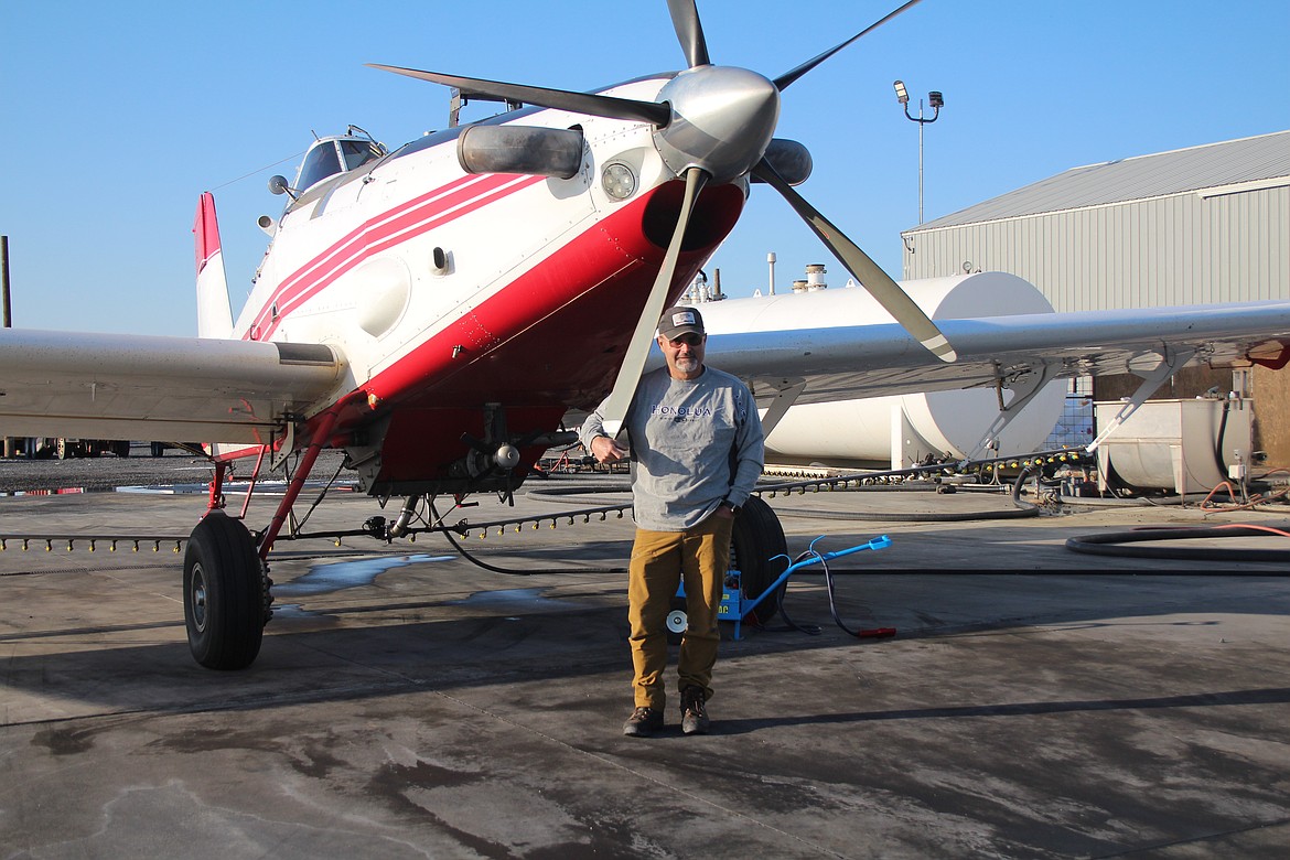 After 35 years, Northwest Ag owner Fred Meise said this may be his last year of aerial application, since it’s tough to run a business from the cockpit.