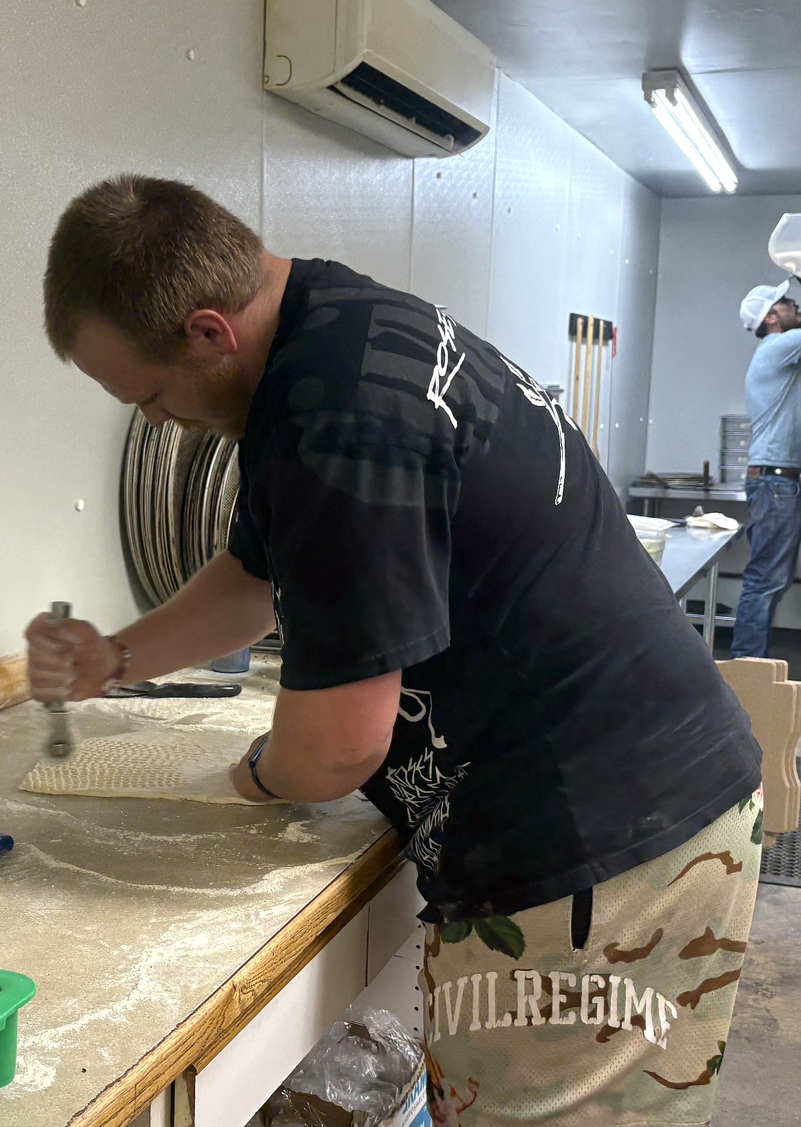 Pigasus Pizza makes their own dough in house with each pizza made with care. (Kaleb Unger/Leader)