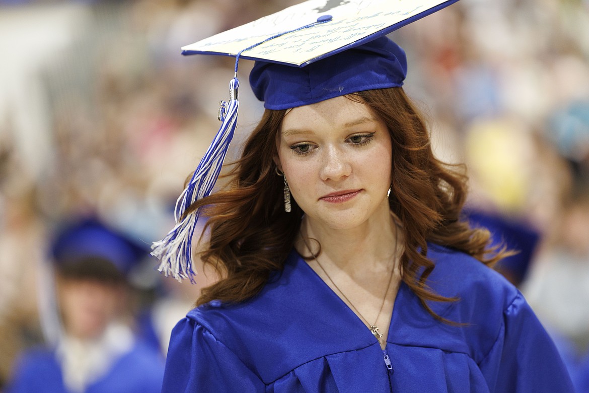 Dylynne Cosand sang "For Good" at the Bigfork High School 2025 graduation ceremonies.