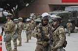 National Guard faces off with protesters hours after arriving in Los Angeles on Trump's orders