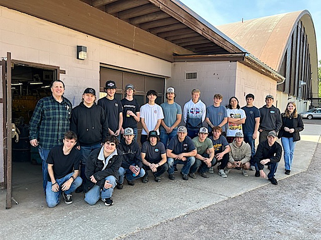 The Libby High School welding class, taught by Mort Curtiss, saw major improvement during the 2024-25 school year. (Courtesy photo)