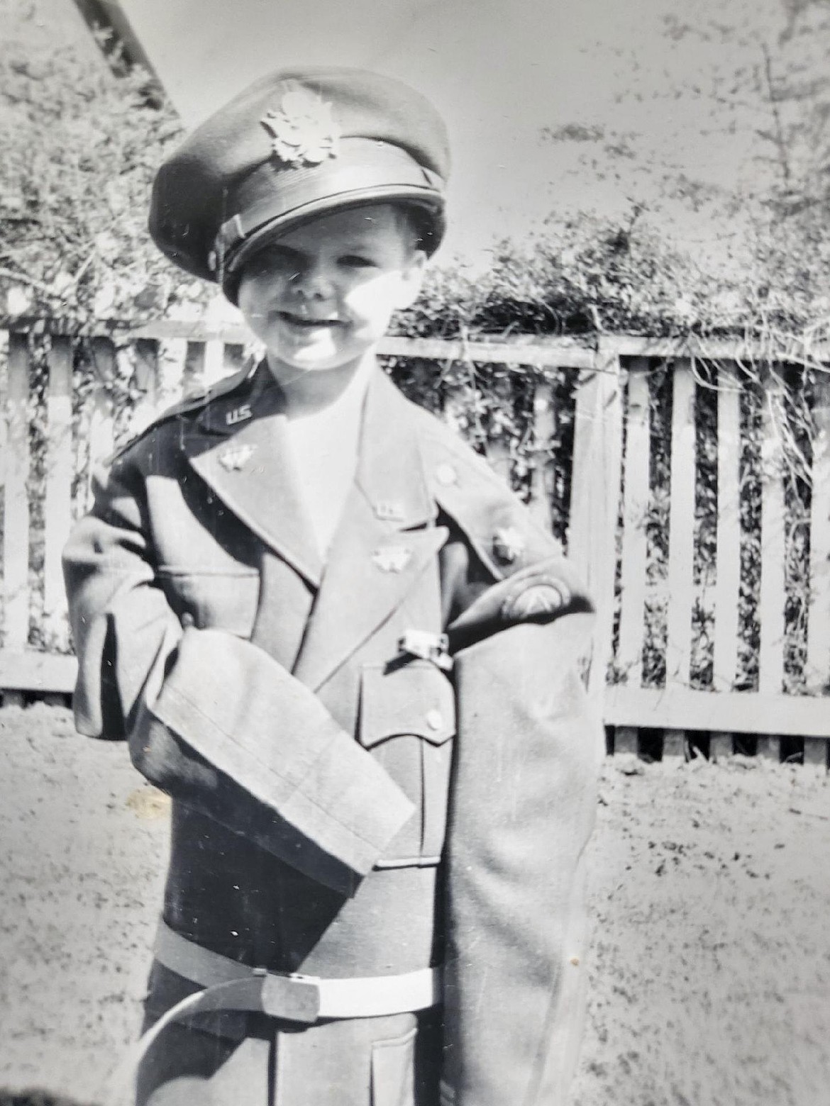 Courtesy photo
Russ Grove, wearing his father Earl's military uniform in 1950.
