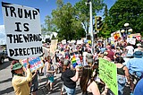 PHOTOS: 'No Kings' protest in Depot Park in Kalispell