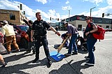 Five arrested and one injured in largely peaceful “No Kings” protest in Kalispell