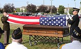 Post 143 Honor Guard presents demonstration of military funeral honors
