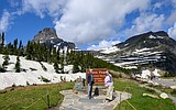 Glacier National Park’s Logan Pass could see up to 10 inches of snow over the weekend