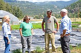Gov. Gianforte visits Libby's Hoot Owl Farm