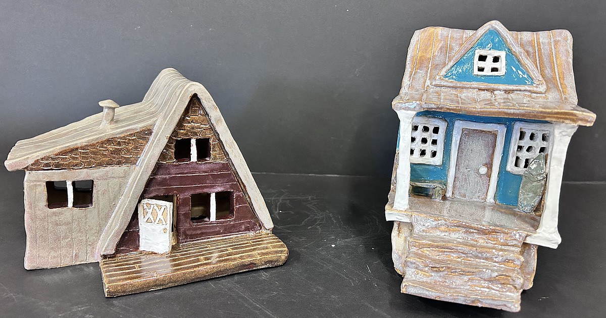 Student Art: ‘Lake Cabin’ by Griffin Gunlikson and ‘Summer Beach House’ by Isse Short