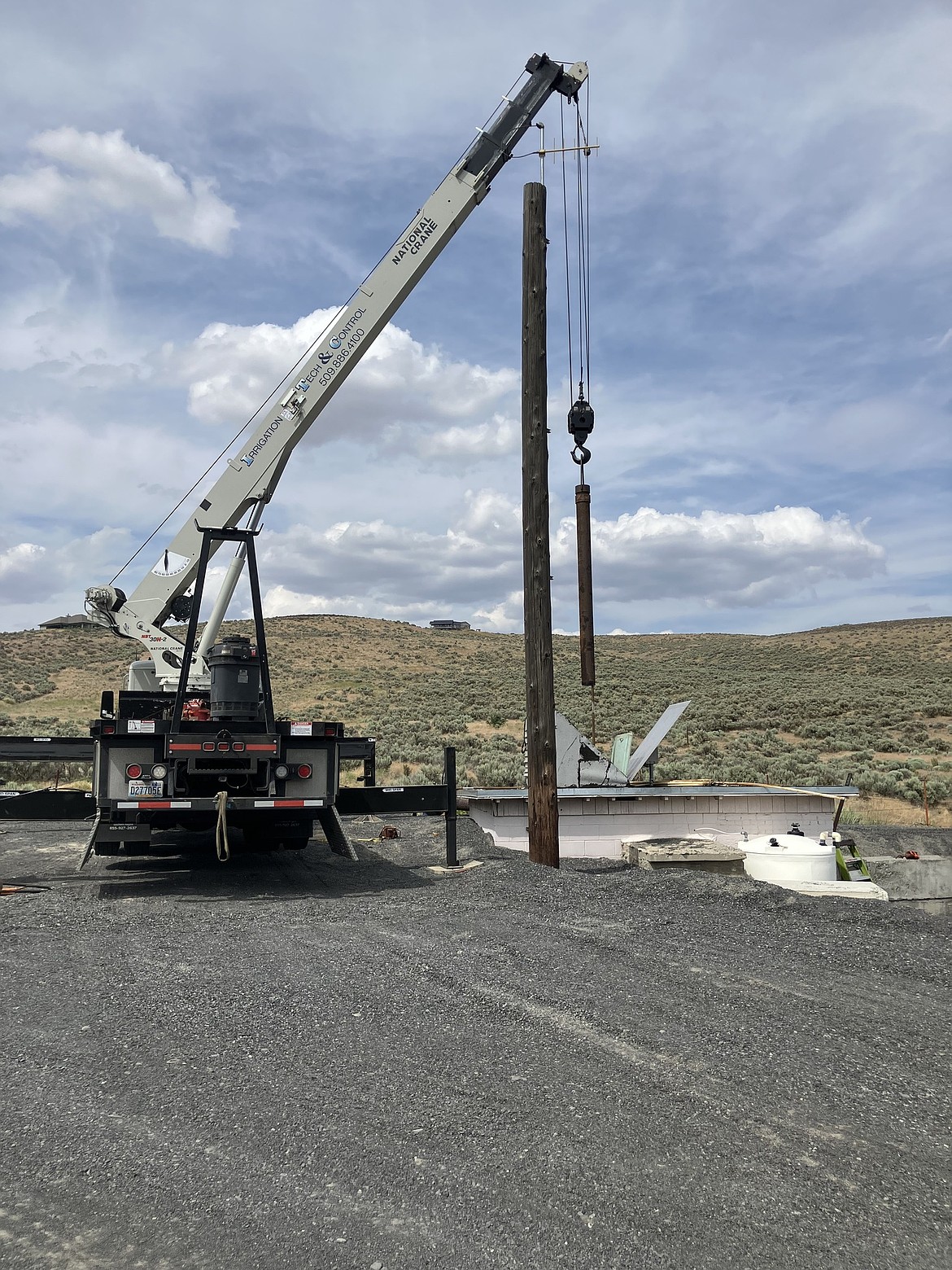 The City of Ephrata discovered a line break in Well 3 Wednesday. On Thursday, while examining the pump, it was then discovered that there was damage to the pump as well.