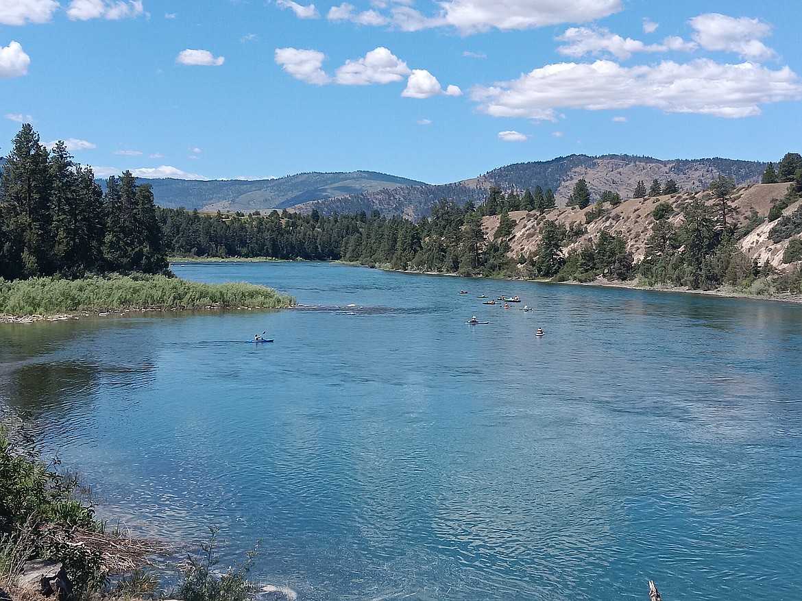 The rivers are near perfect conditions for maximum summer recreation. Floating the Flathead offers longer optional floats as river access is more limited than on the Clark Fork. (Monte Turner/Mineral Independent)