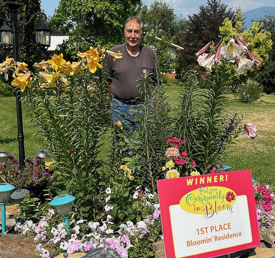 Charles Bertsch's residence at 35679 Memory Lane was the 2024 first place winner of the annual Polson in Bloom contest. (Courtesy photo)