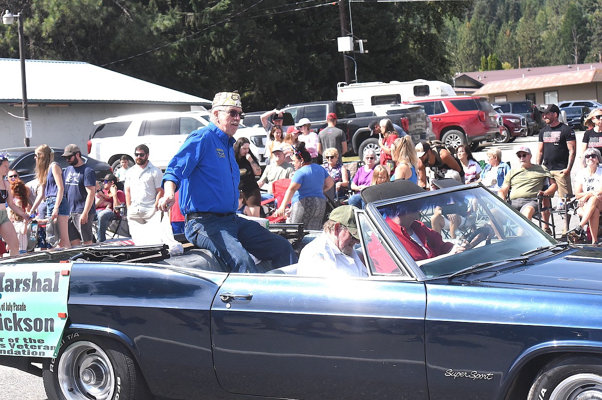 Jerry Snyder was the Grand Marshall for Friday's 2025 Troy July 4 parade. (Scott Shindledecker/The Western News)