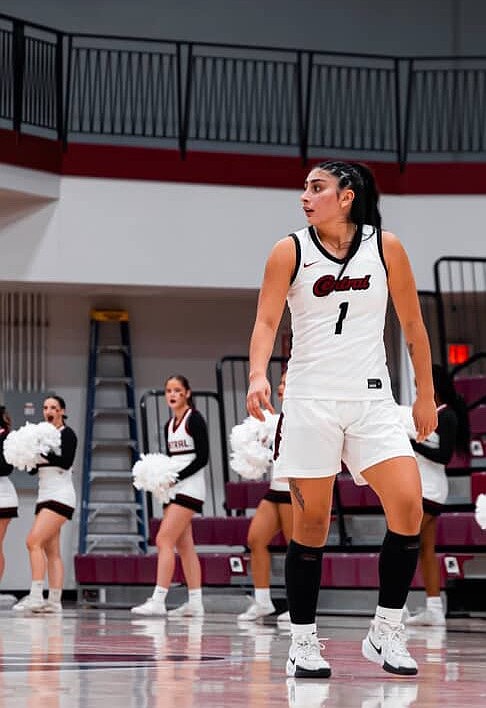 The Wildcats' Annalee Coronado in a game last season with Central Washington. Coronado plays guard for the Wildcats and is a graduate of Othello High School.