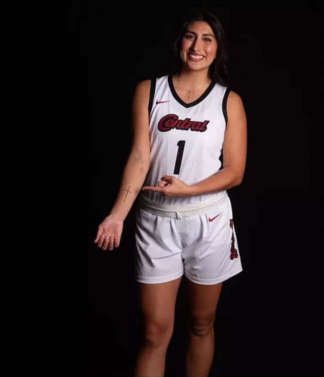 Wildcats Annalee Coronado poses for a photo at a team media day. Coronado has seen a lot of playing time since arriving at CWU. She played in all 31 games last season and started 27 of them.