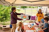 Land to Hand hosts art classes in the Wildcat Garden