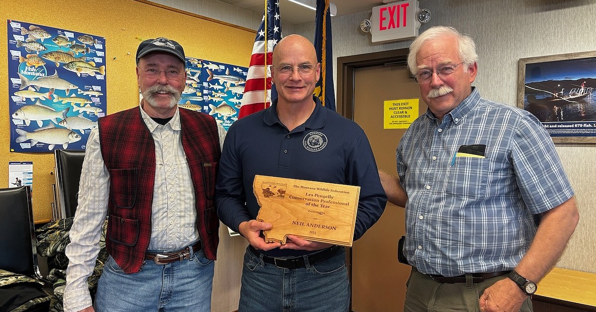 Members of FWP staff honored by Montana Wildlife Federation