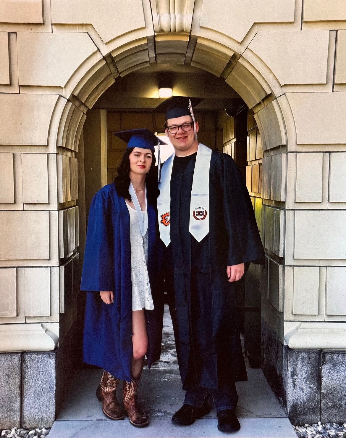The graduations of twins Chezney Farr, left, of Puyallup and Cohen Farr of Ephrata were the reason for gathering the five generations. The two are the siblings of Joy Churchill and Mike Farr.