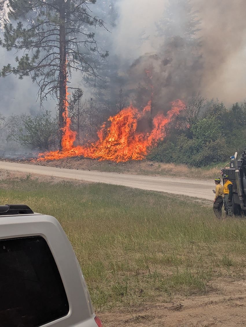 The Hope Fire started Tuesday at around 50 acres but quickly grew and is now around 6,800 acres. The fire is uncontained and the largest blaze in Washington as of Thursday.