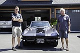 Shining out: Corvette enthusiasts honored for restored car