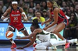 Brittney Sykes scores 10 of her 19 in 4th, Mystics beat Storm 74-69