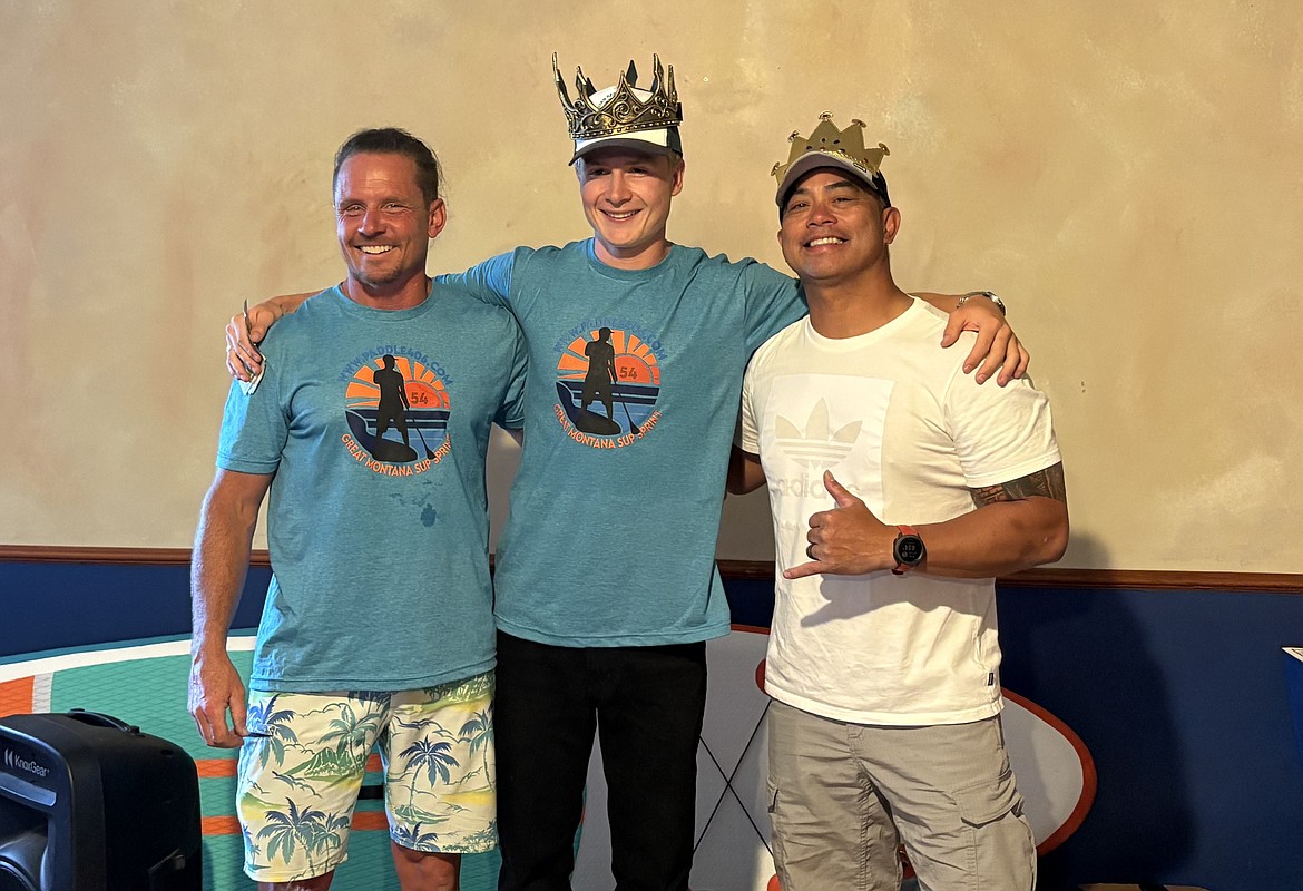 Pro winners Dan Miller, Christian Anderson and Manny DeLeon. (Debbie Hanson photo)