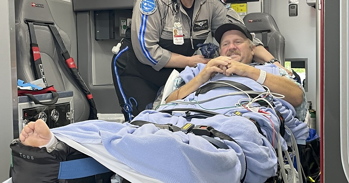 A hero's sendoff