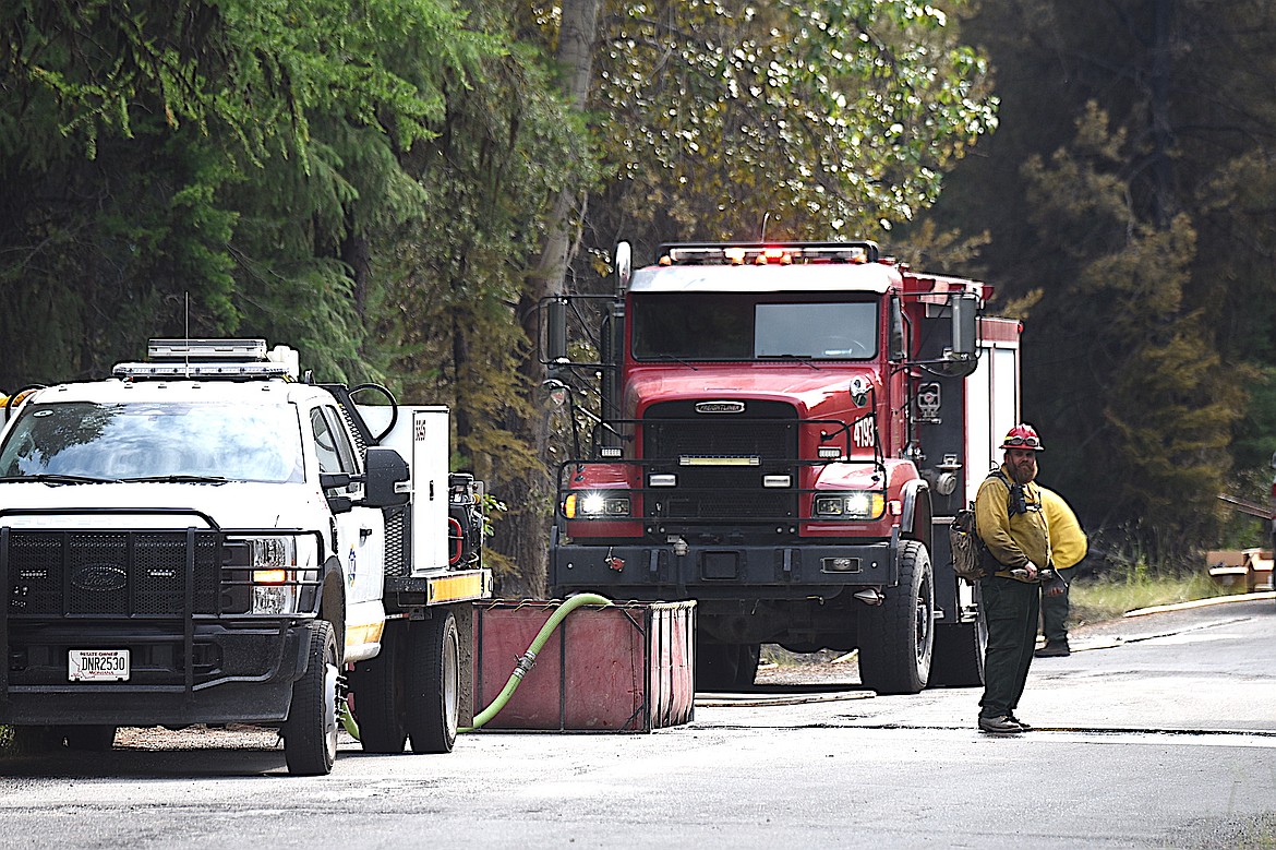 Fire crews from three agencies kept the Wolf 11 Fire from growing beyond two acres. The fire was first reported Monday, July 14, 2025, and contained the next day with the help of rain that fell Tuesday. (Scott Shindledecker/The Western News)