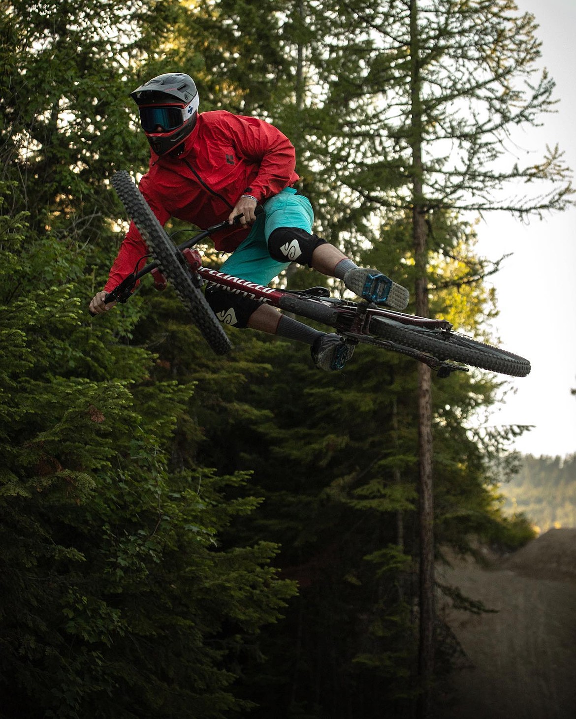 A biker catches air at Legacy Bike Park. (Courtesy photo)