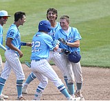 Loggers split with Mission Valley; head to West Division tourney