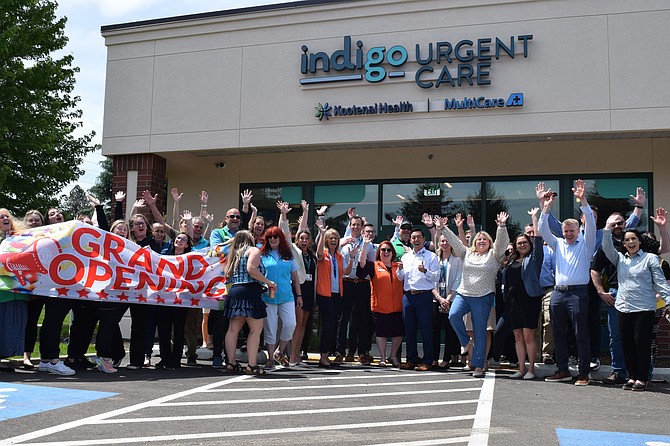 Medical providers with Indigo Urgent Care, along with the Hayden Chamber of Commerce and members of the public, celebrated the upcoming grand opening of Indigo Urgent Care's new location at 151 W. Prairie Avenue, Hayden.
