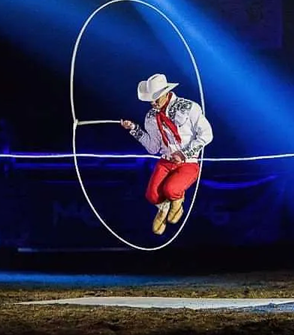 Professional trick roper Dalton Morris will perform at the 2025 Kootenai Stampede this weekend in Libby (Courtesy photo)